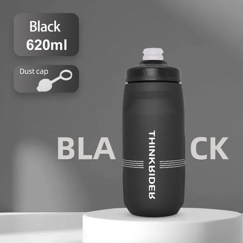 ThinkRider 620ml/750ml Bicycle Bottle MTB Road Bike Water Bottle Outdoor Sports Plastic Portable Large Capacity Drink Cyclin…