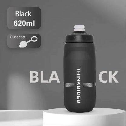 ThinkRider 620ml/750ml Bicycle Bottle MTB Road Bike Water Bottle Outdoor Sports Plastic Portable Large Capacity Drink Cyclin…