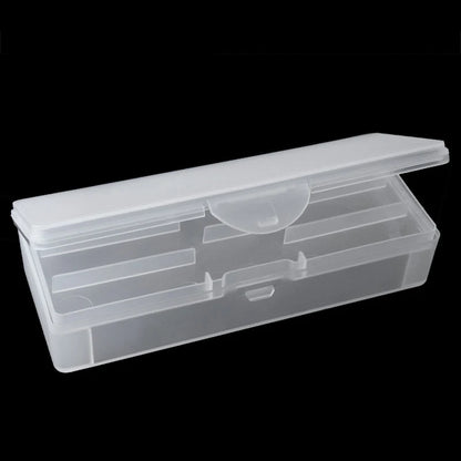 1Pc Rectangle Double-layer Nail Art Tool Empty Storage Box Tweezers Clippers Pens Polishing Nail Buffer Files Plastic Contai…