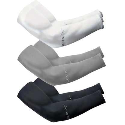 3Pairs Fashion Sun Ice Silk Sleeves Unisex Summer Sun Protection Arm Sleeves Suitable for Outdoor Riding, Driving, Fishing -…