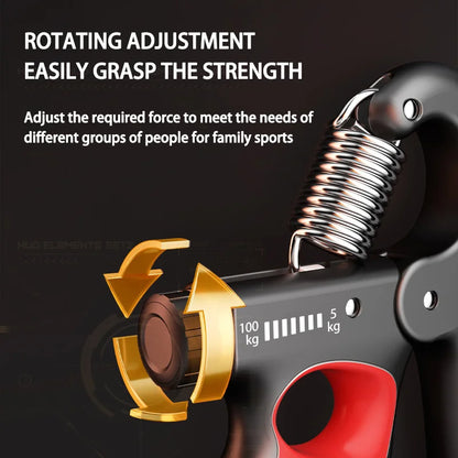 5-60/100/150kg Grip Strength Gym Wrist Expander Hand Strengthener Adjustable Muscle Recovery Fitness Hand Strength Exercise…