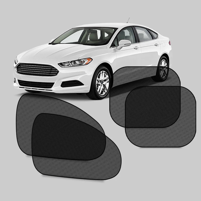 SEAMETAL Car Sun Shade Side Window Curtain Front Rear Window Sunshade Summer UV Blocking Suction Cup Car Sun Protection Curt…