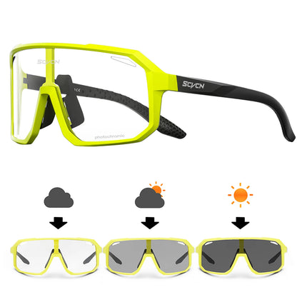 SCVCN New Cycling Glasses Bike Sunglasses Men UV400 Eyewear Outdoor Sports MTB Goggles Bicycle Women Riding Hiking Sunglasse…