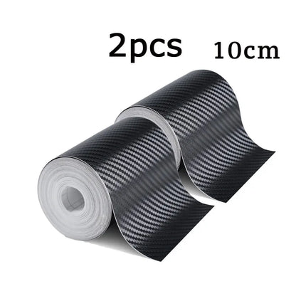 1-5m Nano Carbon Fiber Car Tape Sticker Door Mirror Paste Protector Strip DIY Protection Protective Film Waterproof Adhesive…