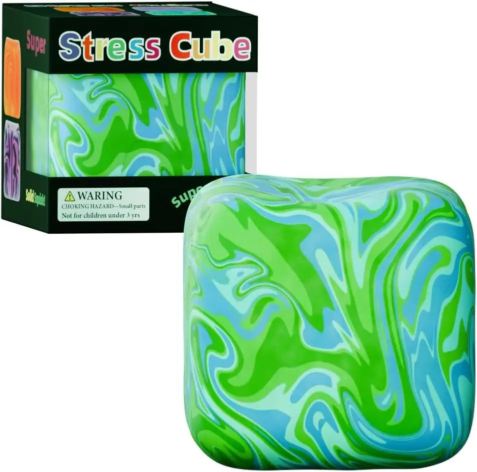 Soft and Glutinous Sensory Stress-relief Toy Cube Filled with Gel Stretchable Ball Soft Ice blind box Slow Rebound - image 7