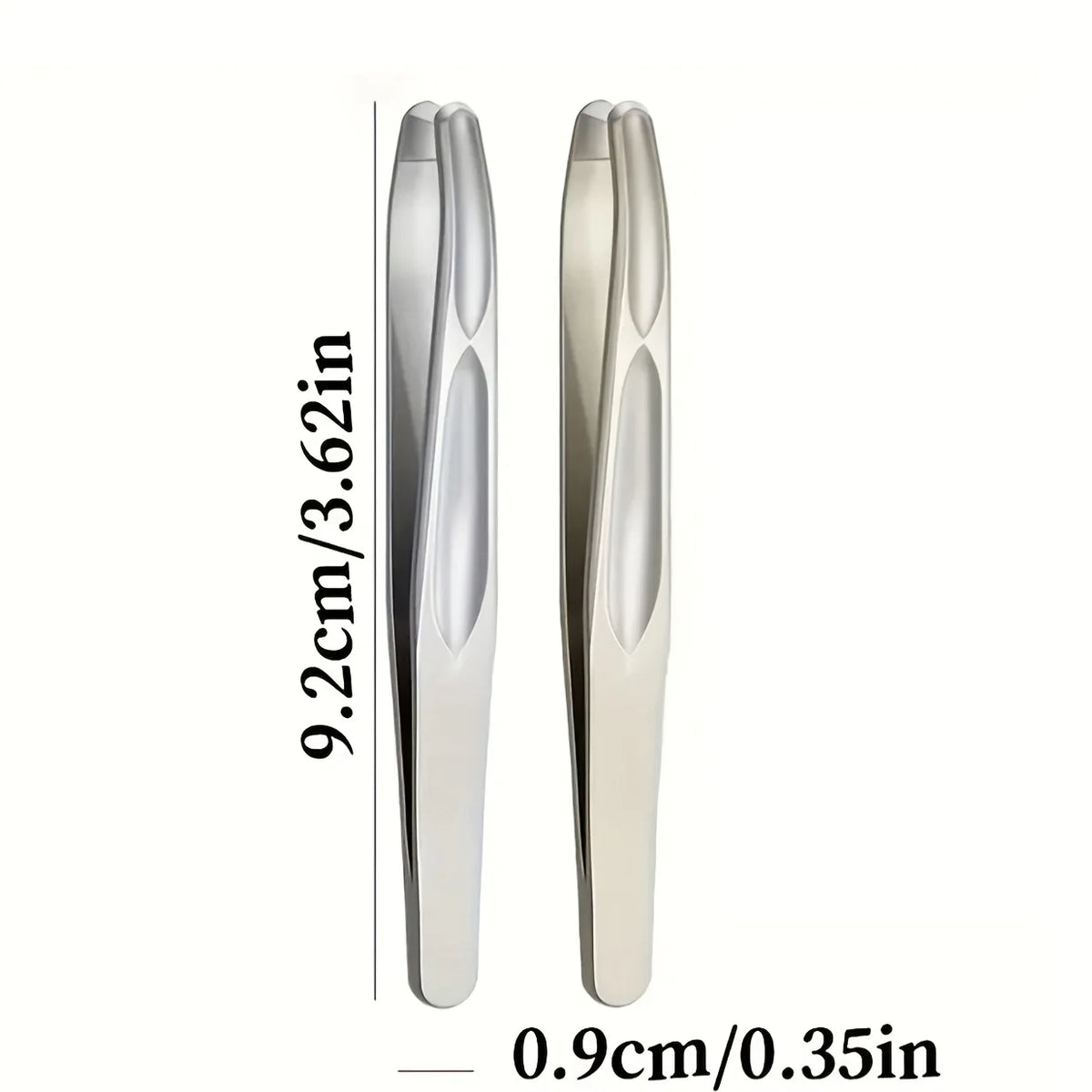 Premium Round Head Tweezers for Eyebrow & Facial Hair Removal Seamless Clips Short Hair Precision Beard Clip - image 13