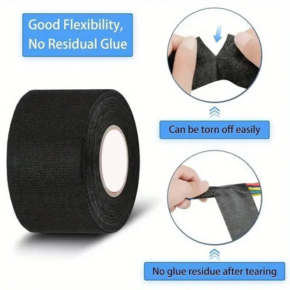 Automotive Cloth Tape Electrical Insulating Fabric Tapes Heat Resistance Thermal Car Tape Waterproof Soundproof Wires Tape -…