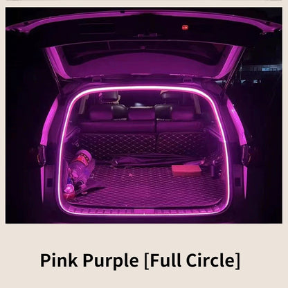 Car high brightness trunk lighting ambient light interior decoration LED wiring free automatic sensing tailgate light strip…