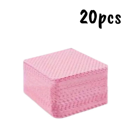 20/600pcs Lint-Free Nail Wipes Gel Cleansing Tissues Aluminum-Free Nail Polish Remover Pads for NaiArt Beauty Cleaning Care…