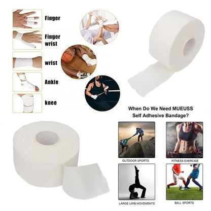 12.5/25/50mm/Roll Medical Waterproof Cotton Premium Adhesive Tape Sport Binding Physio Muscle Elastic Bandage Strain Injury…