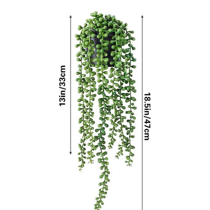 90cm Artificial Plant Vine Home Decoration Hanging Plastic Leaf Grass Garland Outdoor Wedding Party Decorations Fake Rattan…