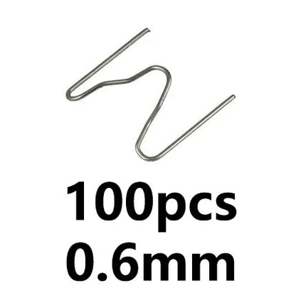 100-600Pcs Auto Plastic Repair Welding Nails Car Bumper Repair Welded Stud Precut Wave Nails Machine Welding Hot Stapler - i…