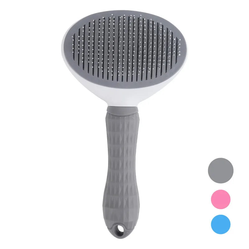 Pet Dog Brush Cat Comb Self Cleaning Pet Hair Remover Brush For Dogs Cats Grooming Tools Pets Dematting Comb Dogs Accessorie…