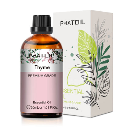 PHATOIL 1PCS Aromatherapy Essential Oil 30ml Lemon Eucalyptus Lavender Bergamot Jasmine Juniper Rose Vanilla Aroma Essential…