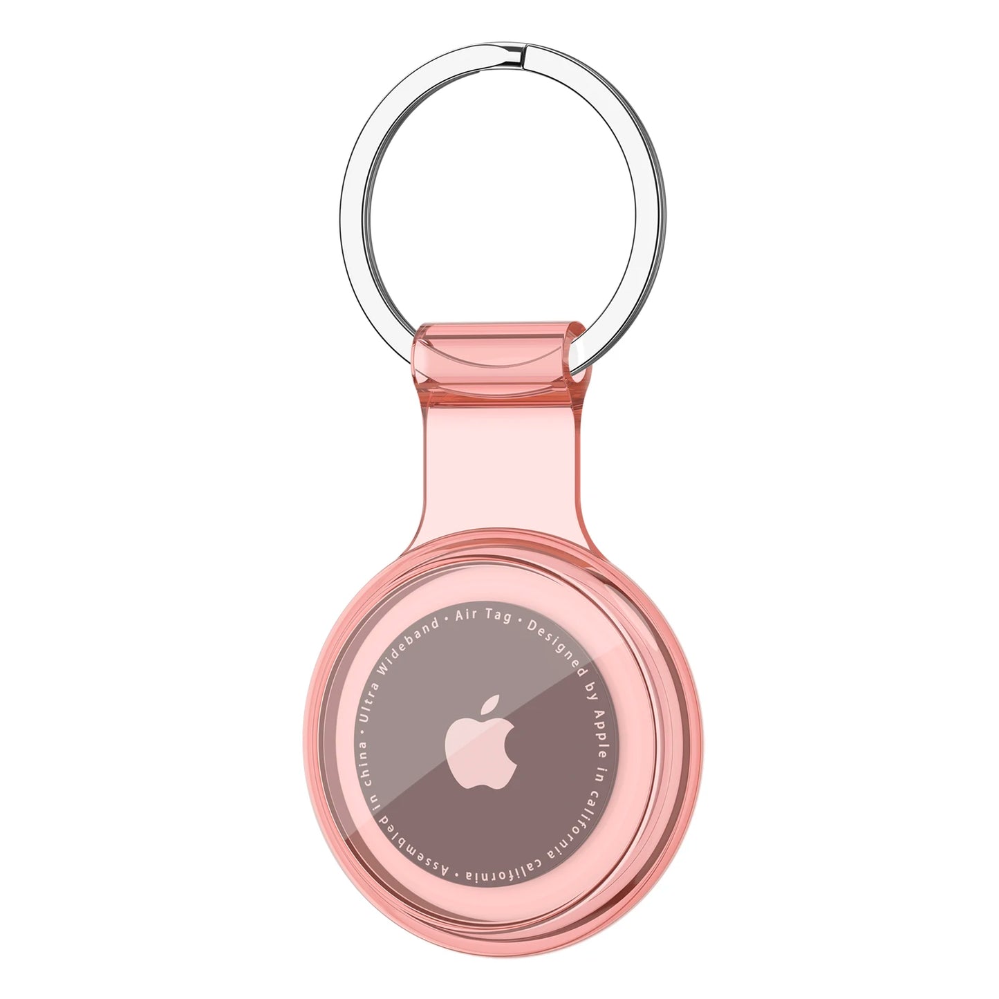 Waterproof Anti-lost Keychain Holder TPU Case for Apple Airtag Air Tag Dog Cat Pet Collar Keys Tracker Protective Full Cover…