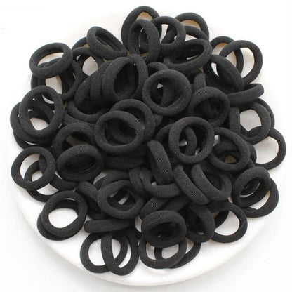 100/300/500 pcs Girls Colorful Elastic Hair Bands Ponytail Hold Hair Tie Rubber Bands Scrunchie Hair Accessories Bands for G…