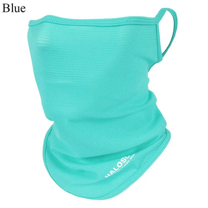 Full Face Mask Balaclava Breathable Sun UV Protection Summer Ice Silk Sun Protection Bike Mask Motorcycle Scarf Neck Gaiter…