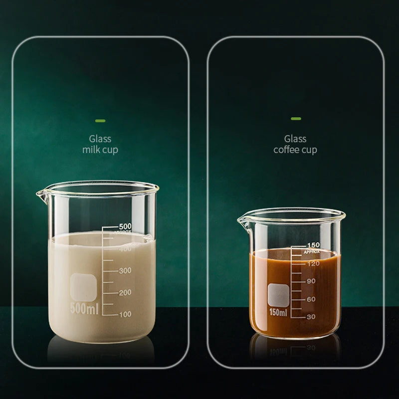 50/100/150/250/500/1000ml High Borosilicate Glass Measuring Cup Clear Scale Cup Laboratory Beaker Kitchen Baking Measuring C…