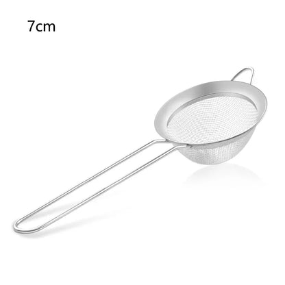 1/3/4Pcs/Set Stainless Steel Wire Fine Mesh Oil Strainer Flour Colander Sieve Sifter Pastry Baking Tools Kitchen Accessories…