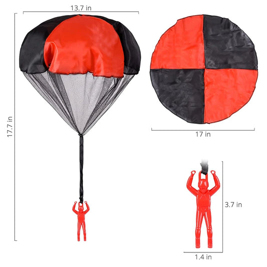 Parachute Toys for Kids Tangle Free Outdoor Flying Parachute Men Outside Toys Easter Basket Stuffers Idea Unique Boy Girl Gi…