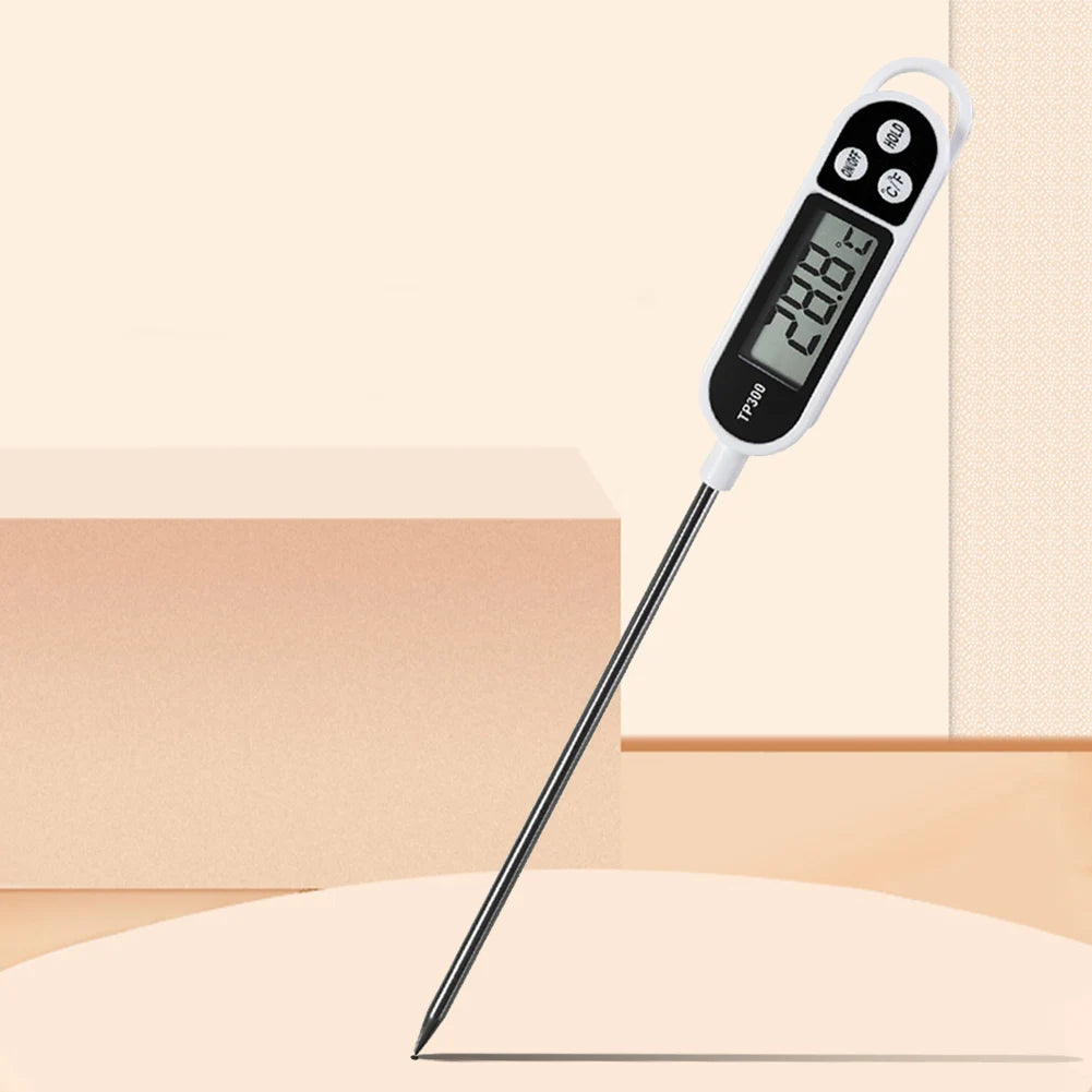 TP300 Electronic Food Probe Instant Read Digital Temperature Measuring Tool Digital Milk Thermometer Without battery - image…