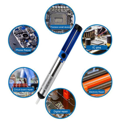 Aluminum Metal Desoldering Pump Suction Tin Gun Soldering Sucker Pen Removal Vacuum Desoldering Pump Tool - image 5