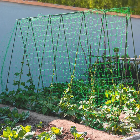 Plant Trellis Pergolas, Heavy-Duty Polyester Grow Net, Garden Trellis Netting With Square Mesh For Climbing Plants, Vegetabl…