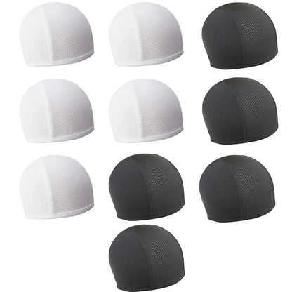 1/2pcs Motorcycle Helmet Inner Cap Hat Quick Dry Breathable Hat Racing Cap Under Helmet Beanie Cap Motocross Motor Helmet Ha…