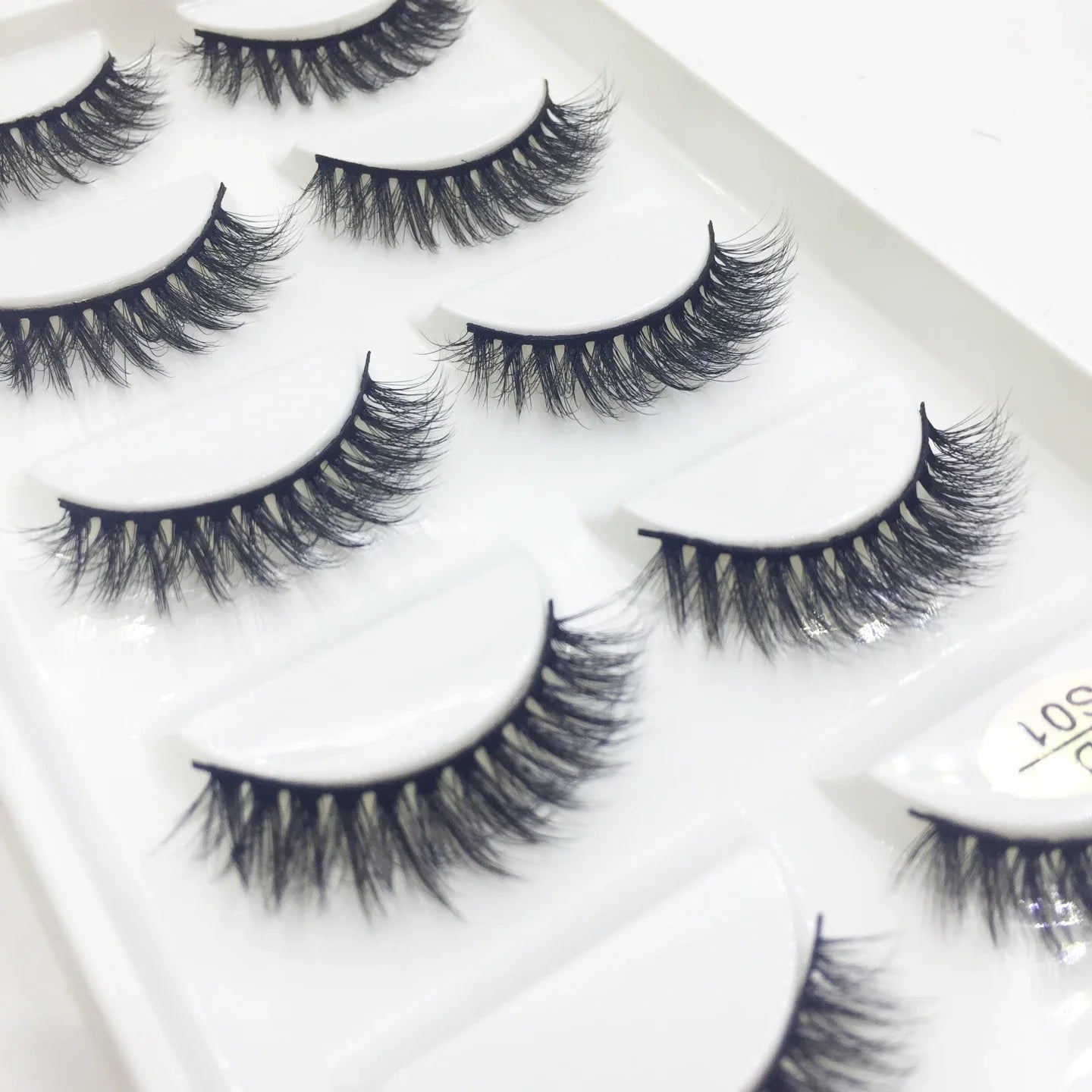 Natural 3D Mink False Eyelashes, Soft Wispy, Fluffy Eye Faux Lashes, Make Up Eyelash, Beauty Cat Cilios, 5 Pairs, 15 Styles…
