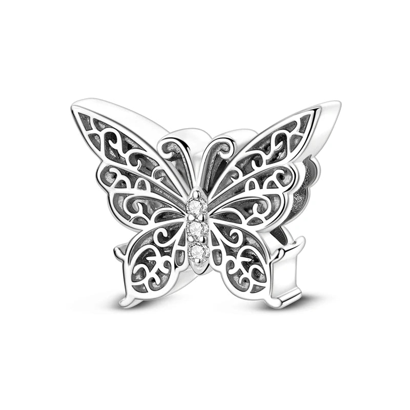 925 Sterling Silver Charms Beads Pendant Tree of Life Dog Elephant Love Heart Charm Fit Original Bracelet DIY Women Jewelry…