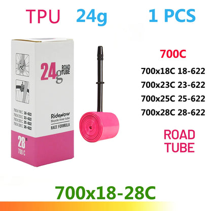 RideNow TPU Bike Inner Tube 700C 700x18 23 25 28 32 35 37 40 47C Road Bicycle Tire MTB Bike Camera 29x1.5 1.75 1.9 Pneu Aro…