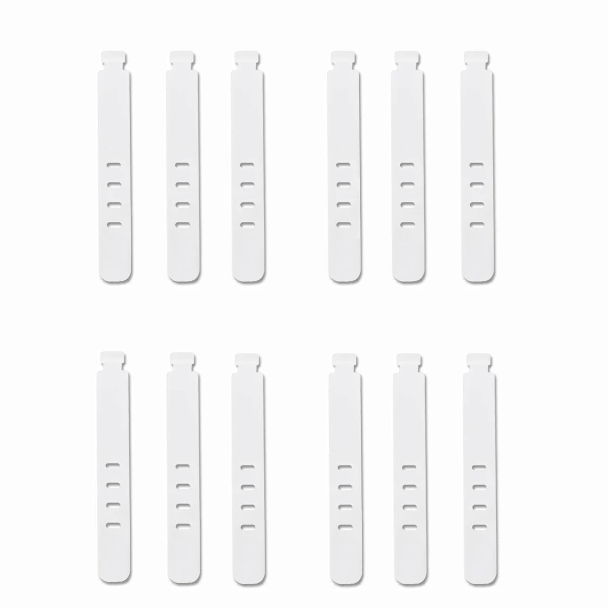 20/12/4PCS Cable Ties Cord Organizer Management Silicone Wire Holder Straps Zip Clips Reusable Tie Wraps Keeperwinder Rubber…