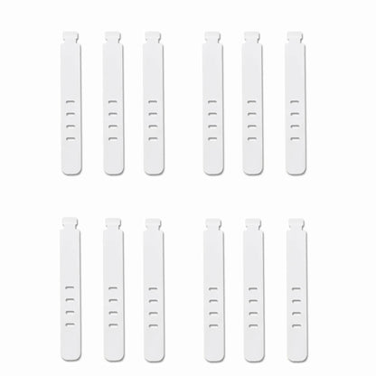20/12/4PCS Cable Ties Cord Organizer Management Silicone Wire Holder Straps Zip Clips Reusable Tie Wraps Keeperwinder Rubber…