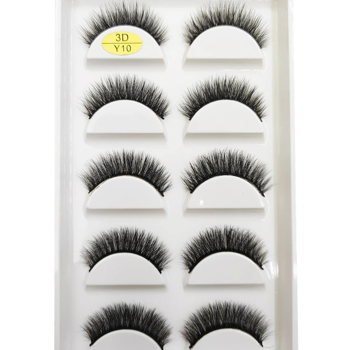 Natural 3D Mink False Eyelashes, Soft Wispy, Fluffy Eye Faux Lashes, Make Up Eyelash, Beauty Cat Cilios, 5 Pairs, 15 Styles…