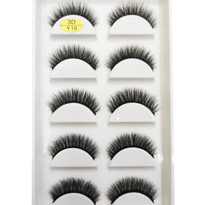 Natural 3D Mink False Eyelashes, Soft Wispy, Fluffy Eye Faux Lashes, Make Up Eyelash, Beauty Cat Cilios, 5 Pairs, 15 Styles…