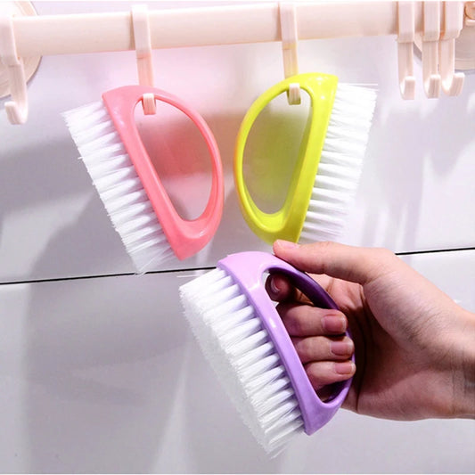 Colorful Multi-Purpose Cleaning Brush with Ergonomic Handle and Non-Scratch Bristles – Ideal for Bathroom, Kitchen, Tiles, F…