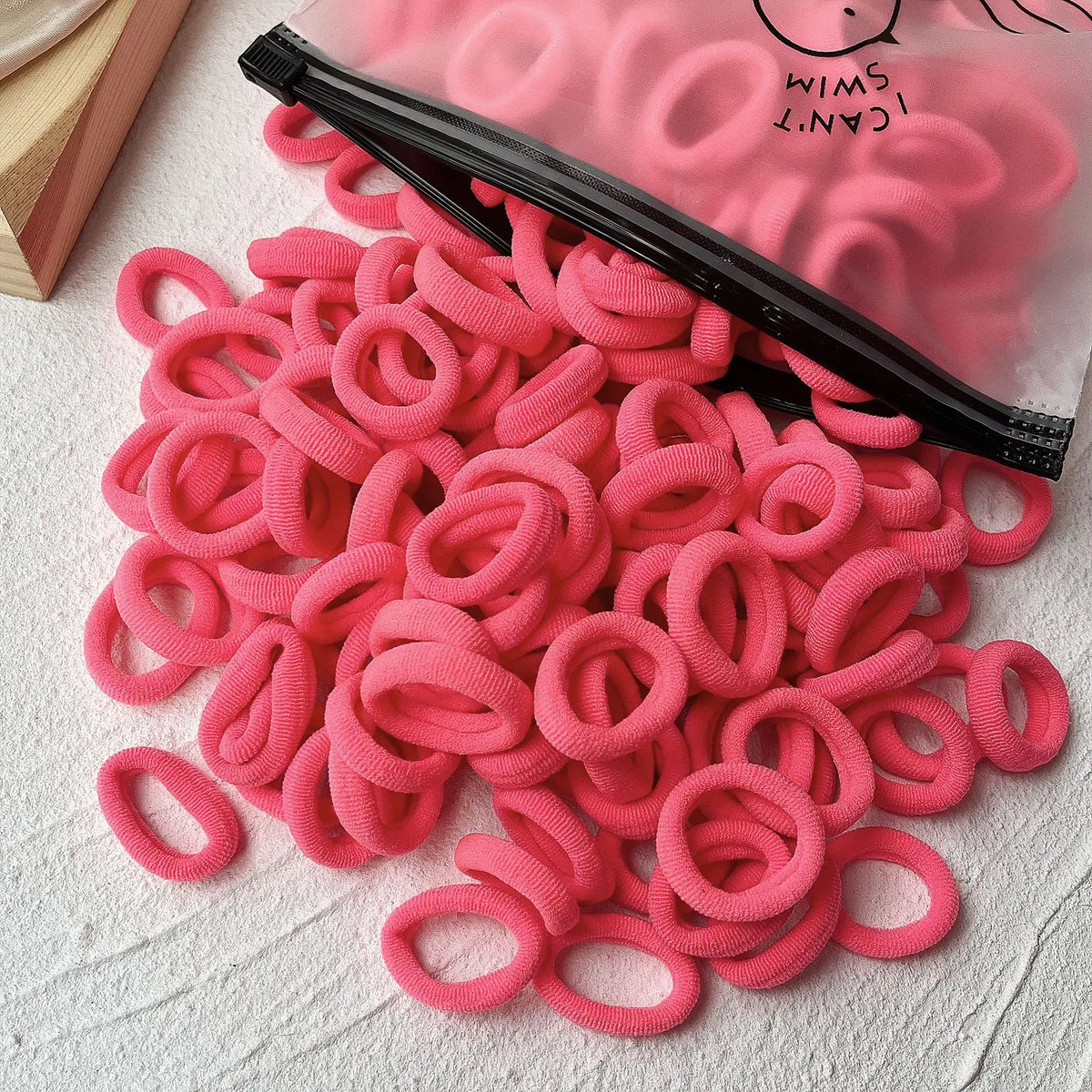 20/50pcs Kids Elastic Hair Bands Girls Sweets Scrunchie Rubber Band for Children Hair Ties Clips Headband Baby Hair Accessor…