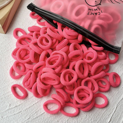20/50pcs Kids Elastic Hair Bands Girls Sweets Scrunchie Rubber Band for Children Hair Ties Clips Headband Baby Hair Accessor…