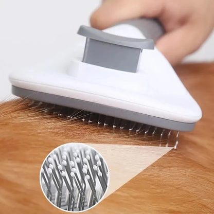 Pet Dog Brush Cat Comb Self Cleaning Pet Hair Remover Brush For Dogs Cats Grooming Tools Pets Dematting Comb Dogs Accessorie…