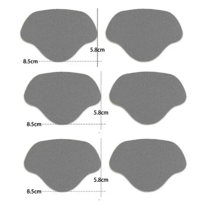 6pcs Sports Shoes Repair Stickers Suede Heel Protector Anti-Wear Repair Holes Self-adhesive Patches Insoles Pad Foot Care In…