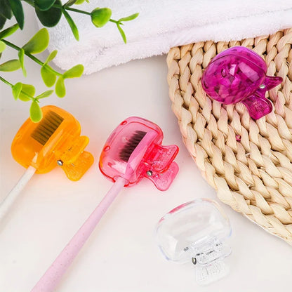 1PCS Travel Toothbrush Head Covers Toothbrush Protector Cap Brush Pod Case Protective Portable Plastic Clip For Household Tr…