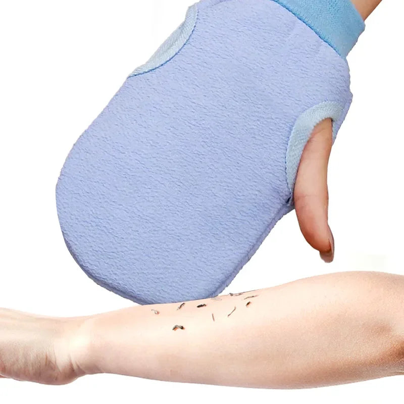 1PC Scrub Exfoliating Gloves For Shower Cleaning Scrub Mitt Rub Dead Skin Body Brush Towel SPA Foam Body Massage - image 3