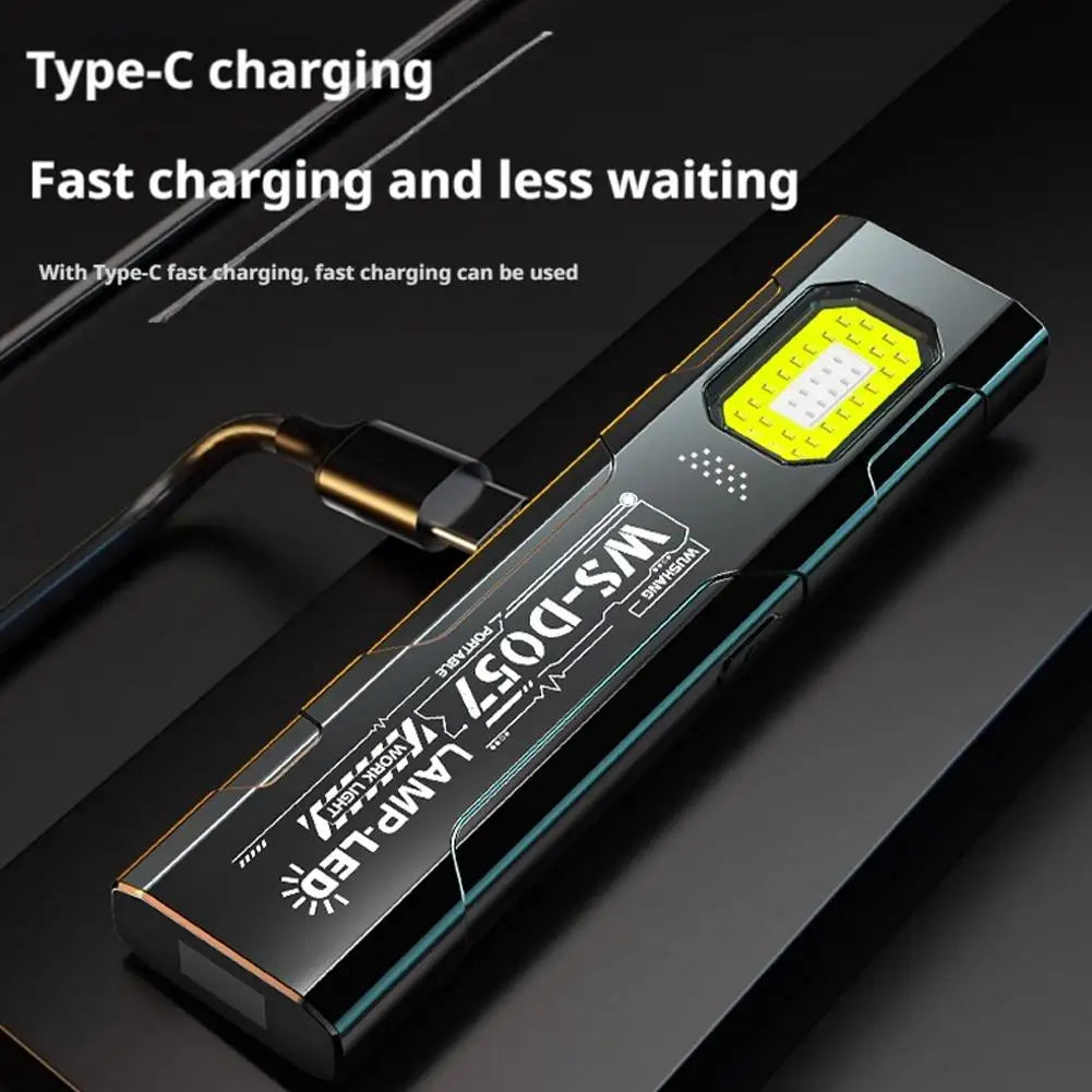 Outdoor LED Flashlight 550Lm Portable Mini Torch Light Pocket Lantern Flood Work Light with 5 Modes - image 2