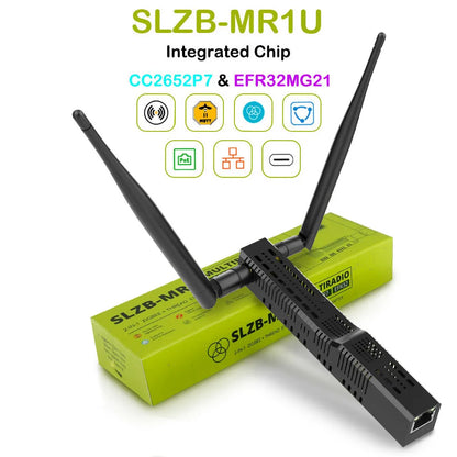 SMLIGHT SLZB-06/M/P7 Zigbee 3.0 to Ethernet,USB,and WiFi gateway coordinator with PoE,works with Zigbee2MQTT,Home Assistant,…