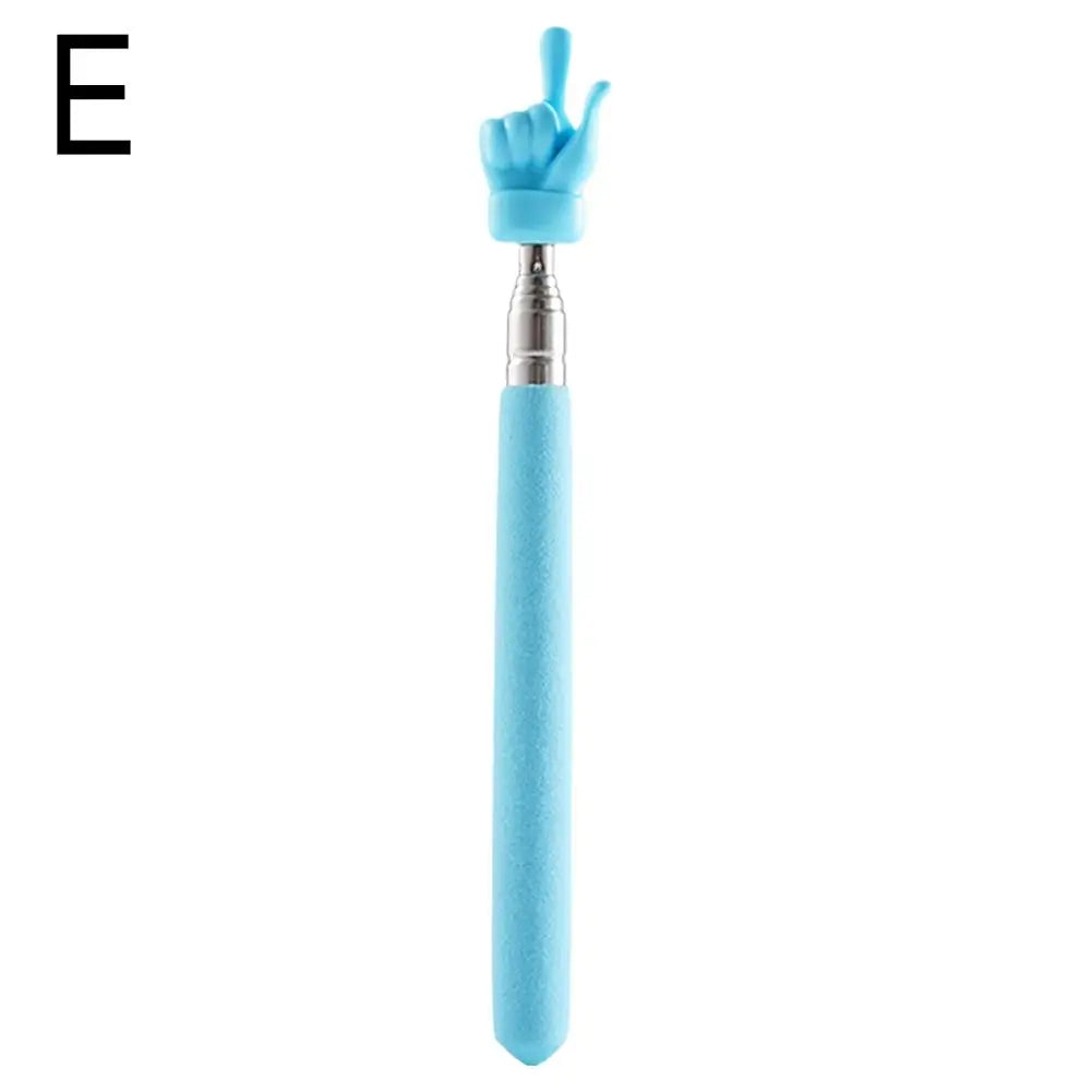 Retractable Teacher Pointer Finger Design StainlessSteel Telescopic School Teaching Pointer Stick Teacher Supplies for Class…