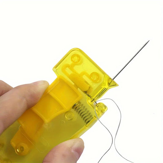 Automatic needle threader, DIY hand sewing needle threader, home crafts and sewing supplies - image 2