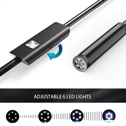 5.5/7.0MM Type-C Endoscope Camera with 6 Adjustable LEDs USB Android Flexible Inspection Borescope for Phone PC - image 3