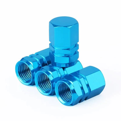 Tire Valve Stem Caps Decorative Tires Accessories Aluminum Alloy Nipple Wheel Caps For Cars Motorcycles Bicycle Cover Dustpr…