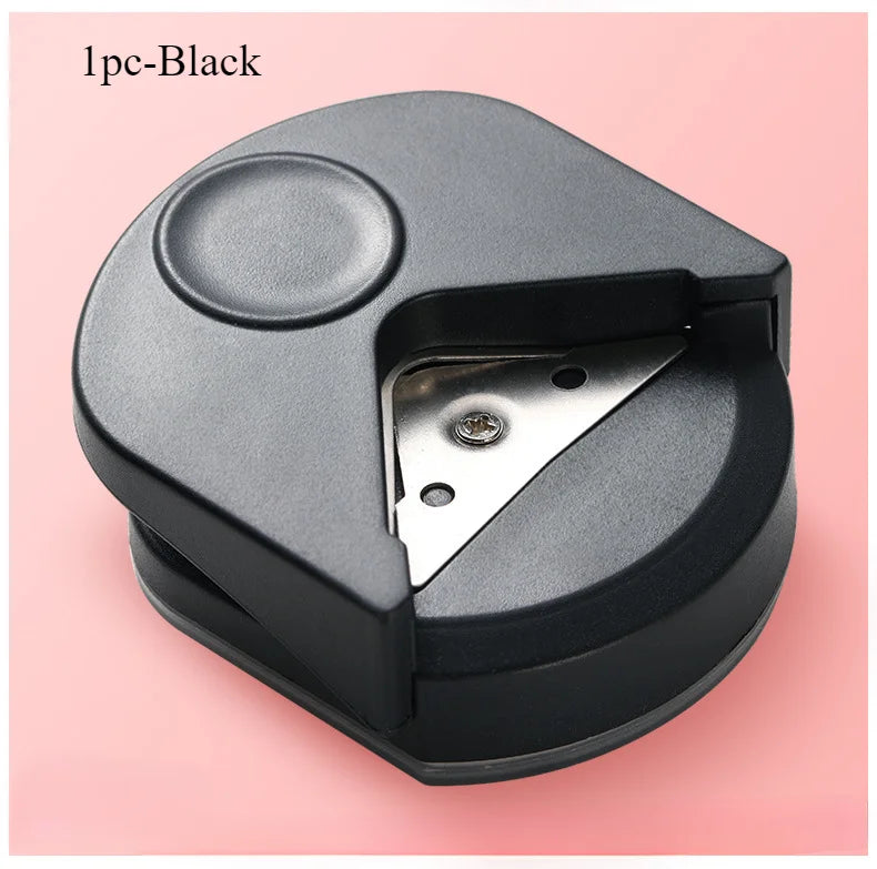 circle cutter button maker Corner round machine corner punching portable paper cutter card photo cutting - image 7