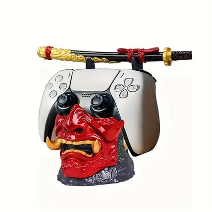 Game Controller Bracket Devil Face Warrior Swordhand Control Bracket Suitable for Ps5/4Ps5/Ps4/Xbox/Switch Controller Bracke…